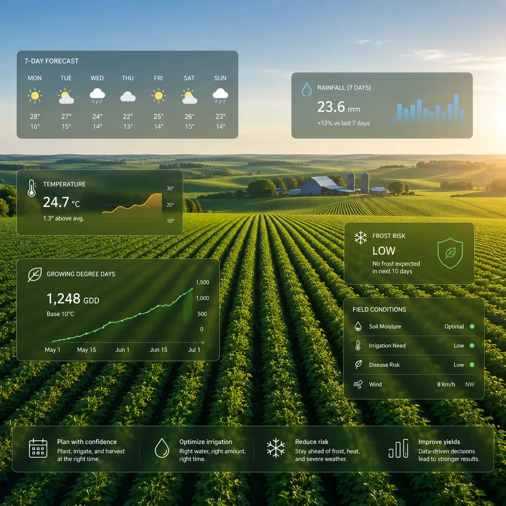 Visual Crossing Corporation ChatGPT ad — Weather Data for Agriculture in Enterprise & Fintech