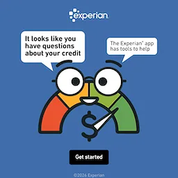 Experian ChatGPT ad — Get Your Free Credit Report in Stock Trading & Brokerages