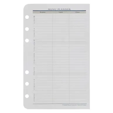Franklin Planner Corporation ChatGPT ad — Menu Planner-Shopping List in Meal Kits & Grocery Delivery