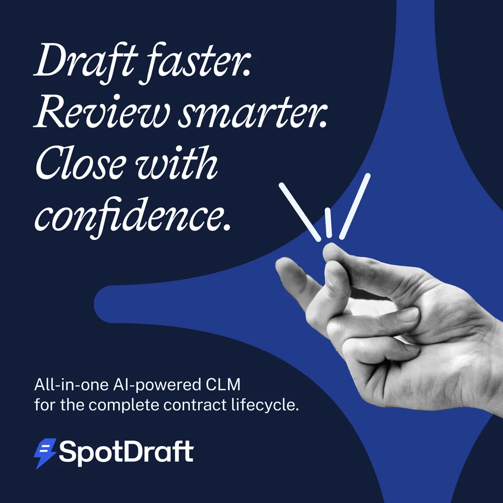 SpotDraft ChatGPT ad — Losing Visibility Into Contracts?