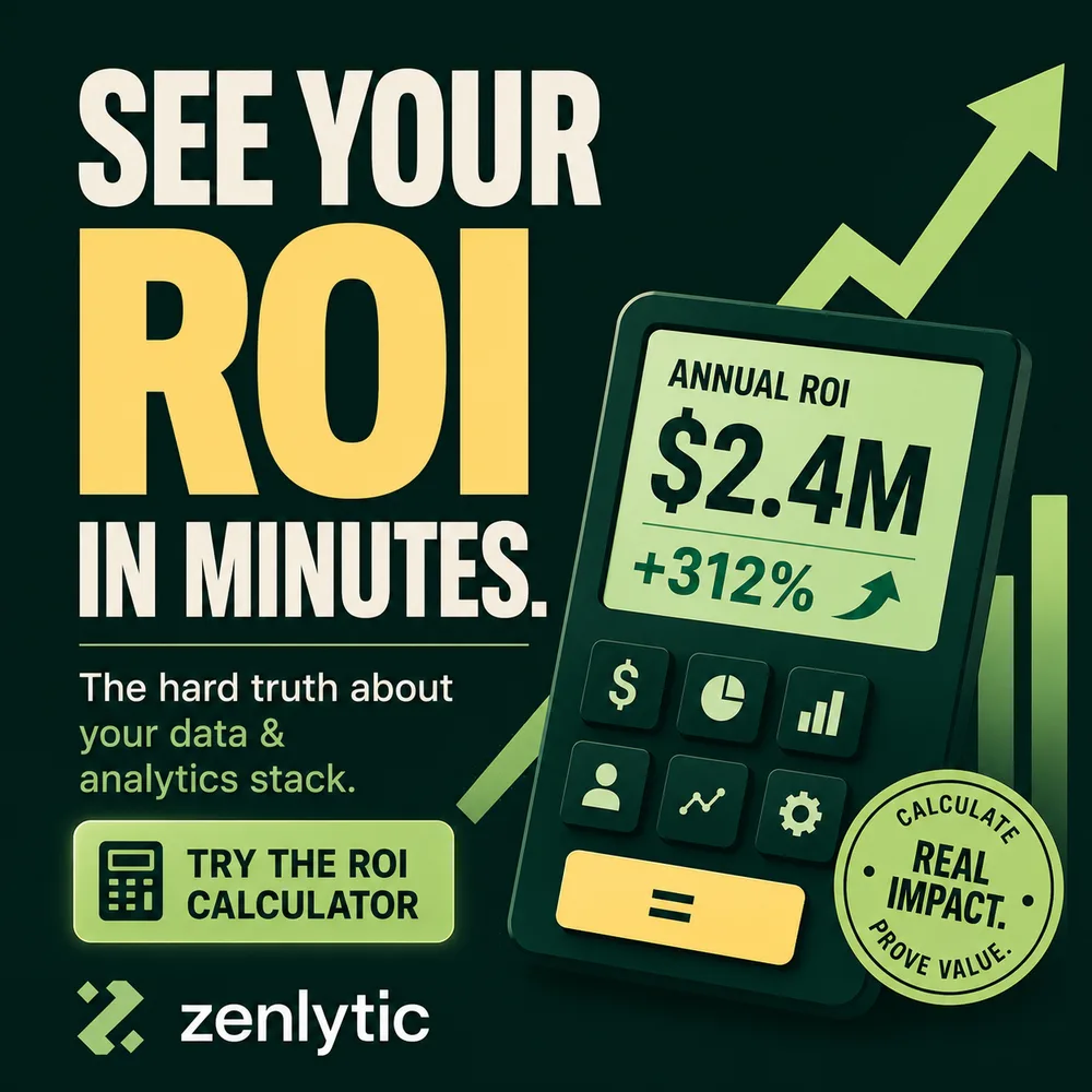 Zenlytic ChatGPT ad — Free: See Your Analytics ROI in 3 Minutes in Enterprise & Fintech