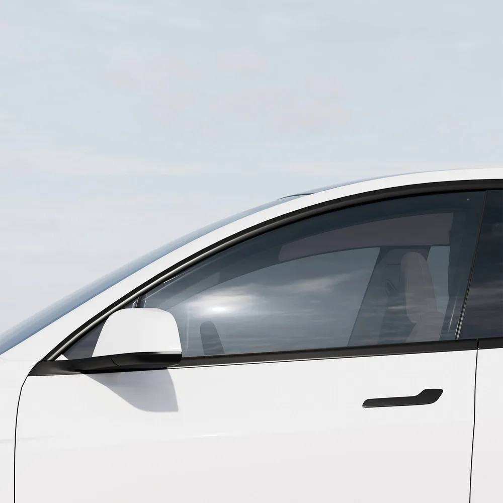 SilverWiz d.b.a. TWRAPS ChatGPT ad — Nano Ceramic Windows Tint | Tesla Model Y Juniper 2026 - Front Doors / 35%
