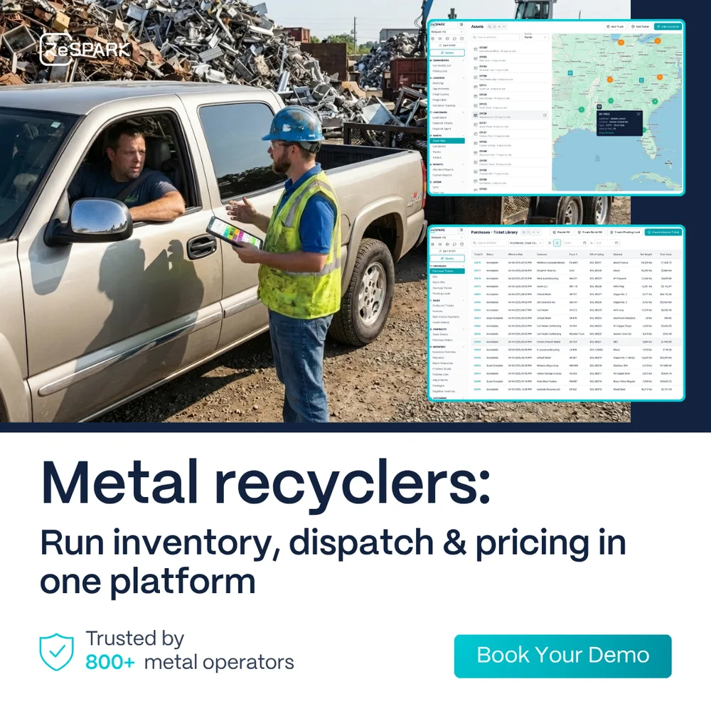 ReSpark ChatGPT ad — ReSpark | The Complete Metal Recycling Software