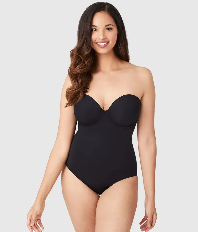 Wacoal ChatGPT ad — Red Carpet™ Strapless Shaping Body Briefer: Bl... in Wedding Planning & Services