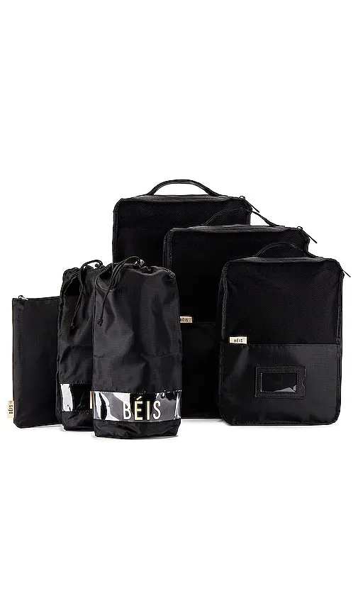 REVOLVE ChatGPT ad — BEIS The Packing Cube Set in Black.