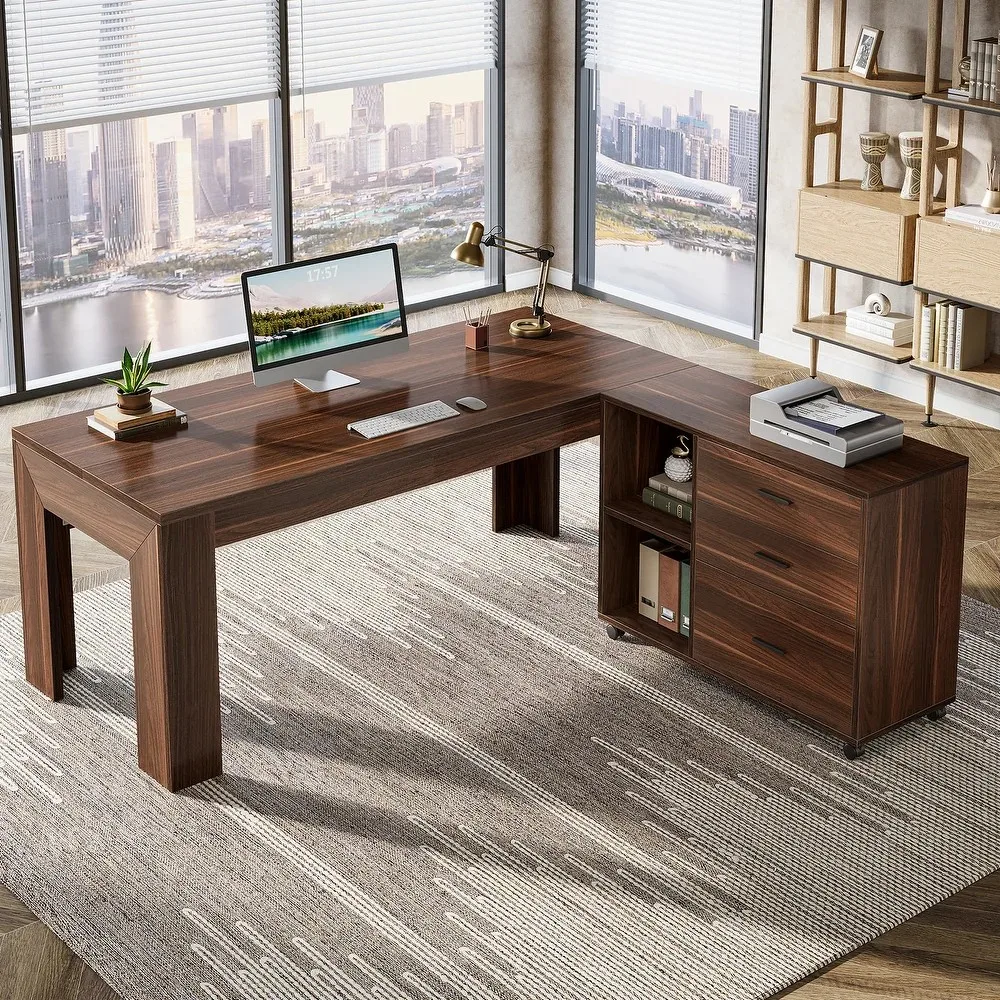 Bed Bath & Beyond ChatGPT ad — Buy L Shaped Desks