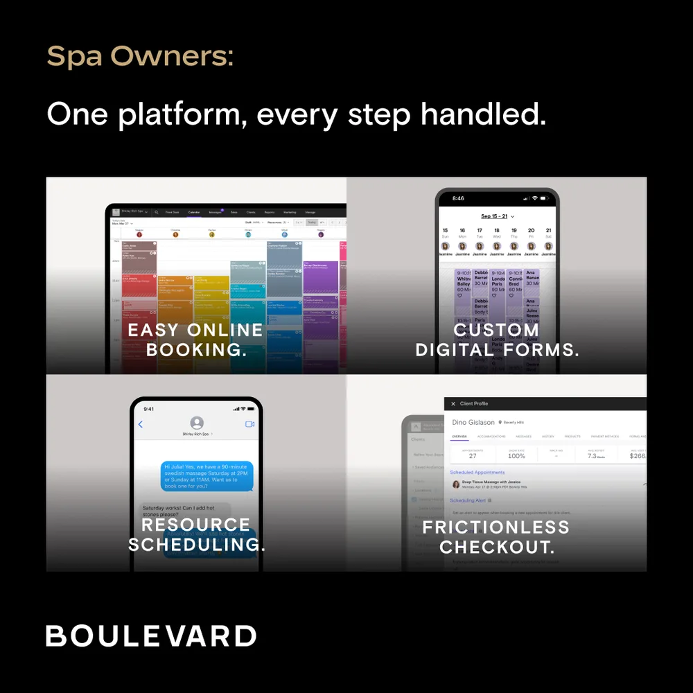 Boulevard Labs, Inc. ChatGPT ad — Looking for better spa software?