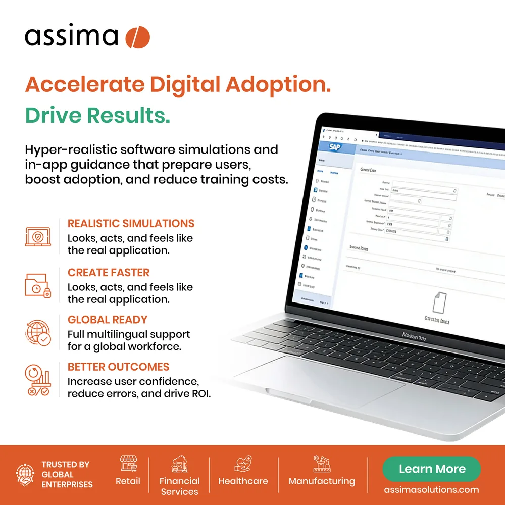 Assima Global INC ChatGPT ad — World's Most Advanced Systems Training Platform in Education & Learning