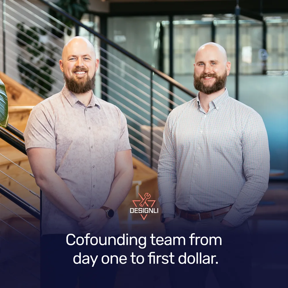 Designli, LLC ChatGPT ad — Founder vision, full squad