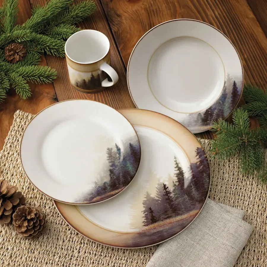 Black Forest Décor ChatGPT ad — Rustic Dinnerware Sets in Meal Kits & Grocery Delivery
