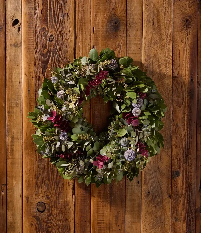 LLBean ChatGPT ad — Mixed Eucalyptus Wreath, 20"