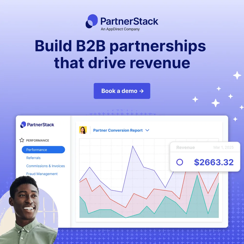 PartnerStack Inc ChatGPT ad — Start Your Affiliate Program