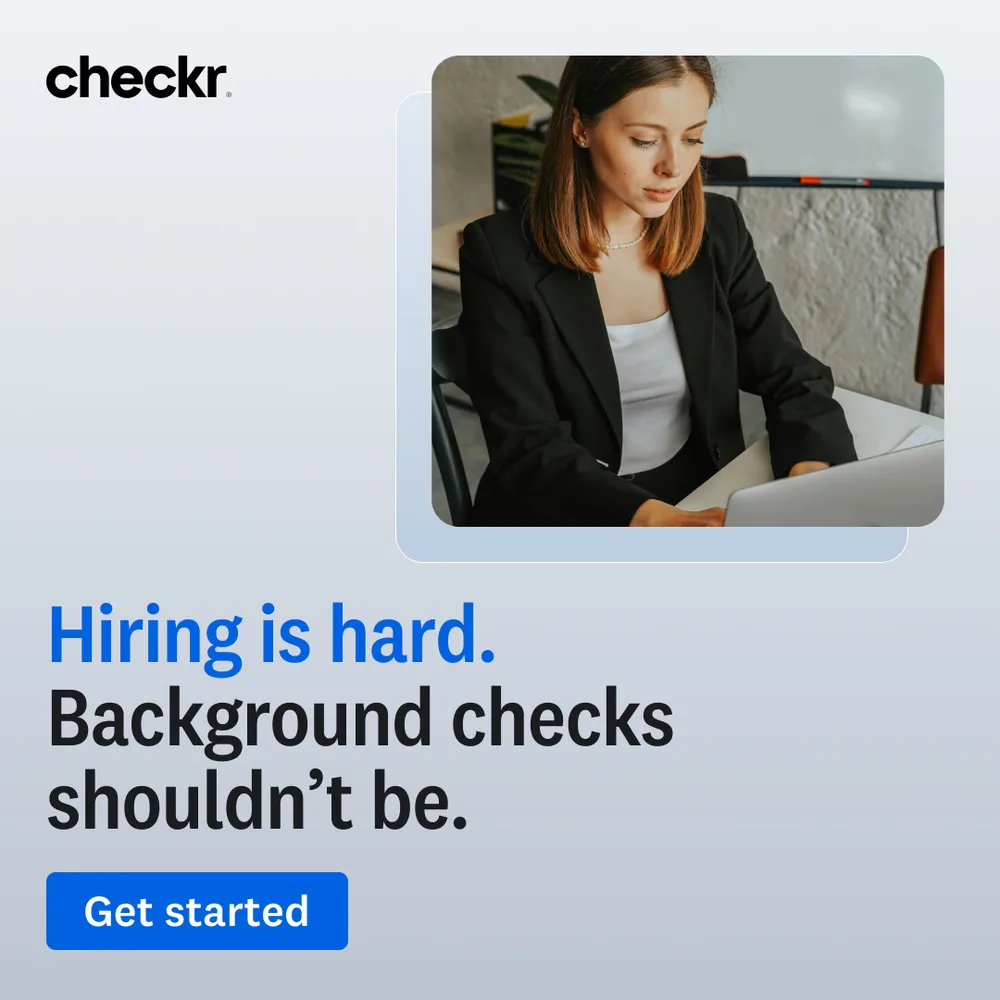 Checkr, Inc. ChatGPT ad — Smarter Recruiting