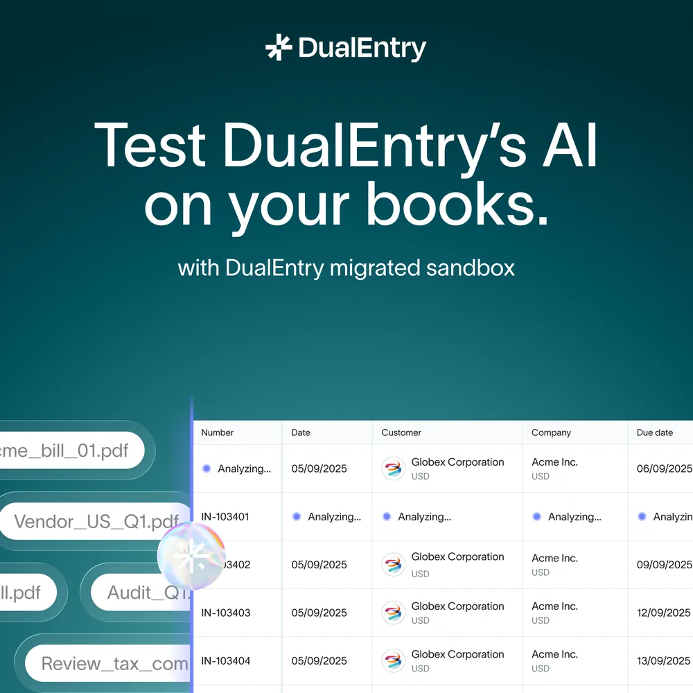 Entry Inc ChatGPT ad — Try AI accounting on your actual data in Enterprise & Fintech