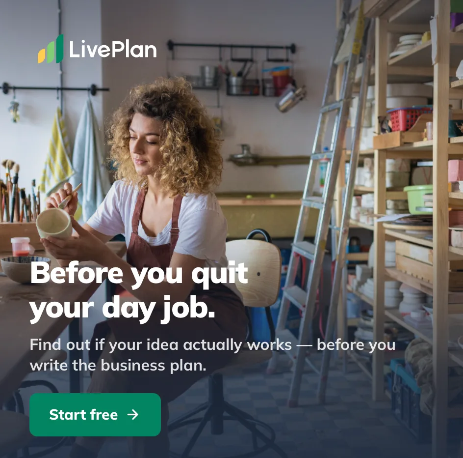 Palo Alto Software, Inc. ChatGPT ad — Test It Before You Quit