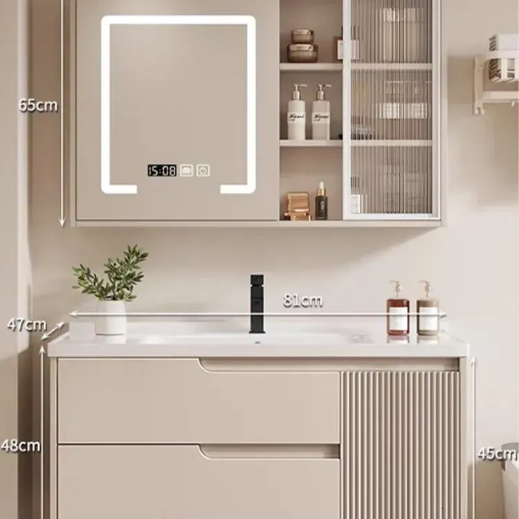 DHgate ChatGPT ad — Integrated ceramic basin cream-style bathroom c...