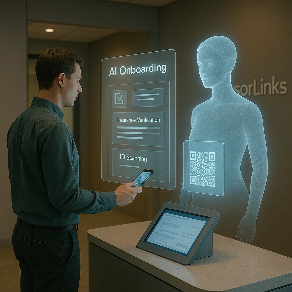 TensorLinks Inc. ChatGPT ad — AI FrontDesk for Dental