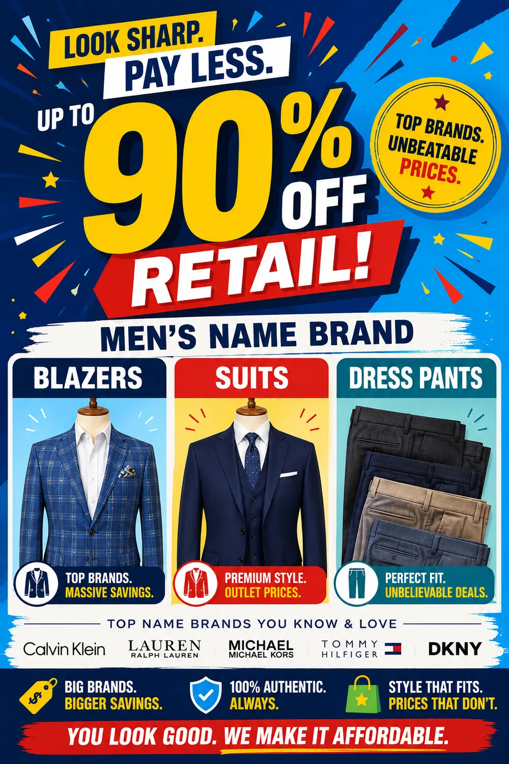 Bristol Apparel LLC ChatGPT ad — Designer Mens Blazers, Suits &amp; Pants Up to 90% Off