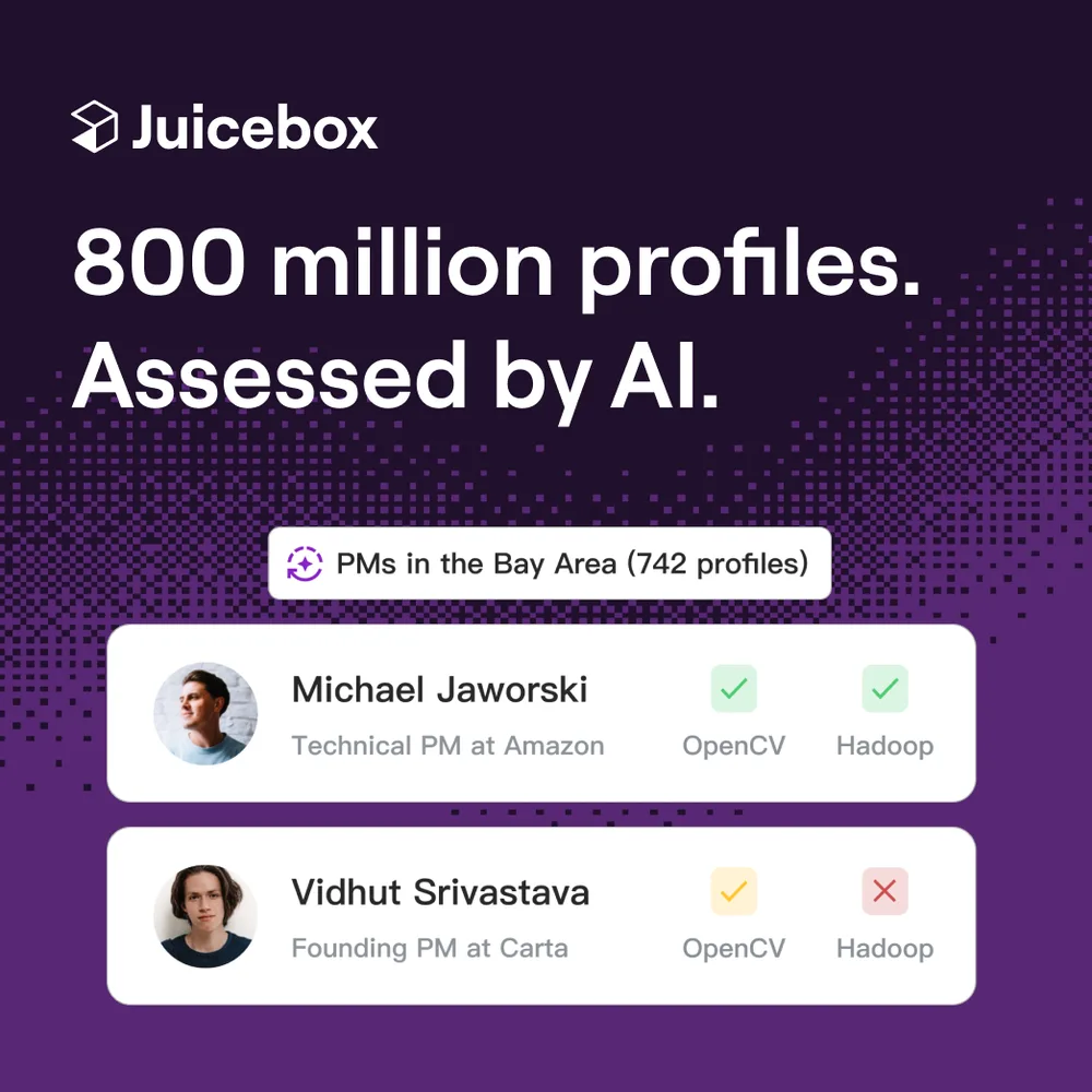 Juicebox ChatGPT ad — Search 800M Profiles in Cloud & DevOps