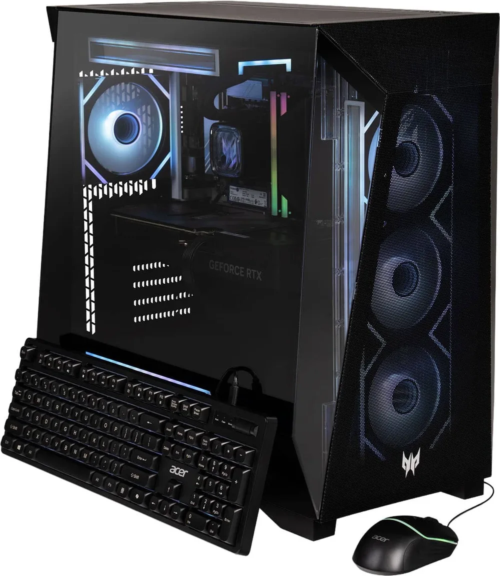 Best Buy ChatGPT ad — Acer - Predator Orion Gaming Desktop - Intel Core Ultra 7 265KF 2024 - GeForce RTX 5060 Ti - 16GB DDR5 Memory – 1TB Storage - Black