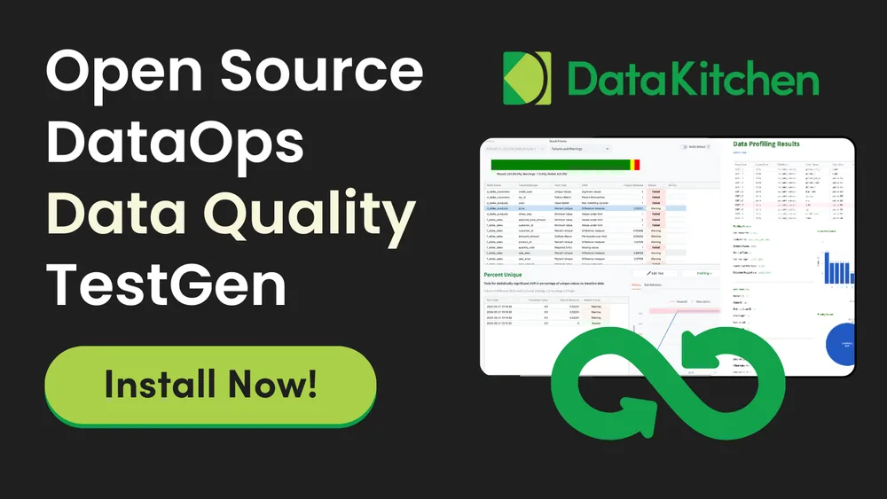 DataKitchen ChatGPT ad — Open Source Data Quality, Profiling & Testing in Cloud & DevOps