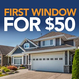 Feldco ChatGPT ad — First Window $50 at Feldco in Real Estate
