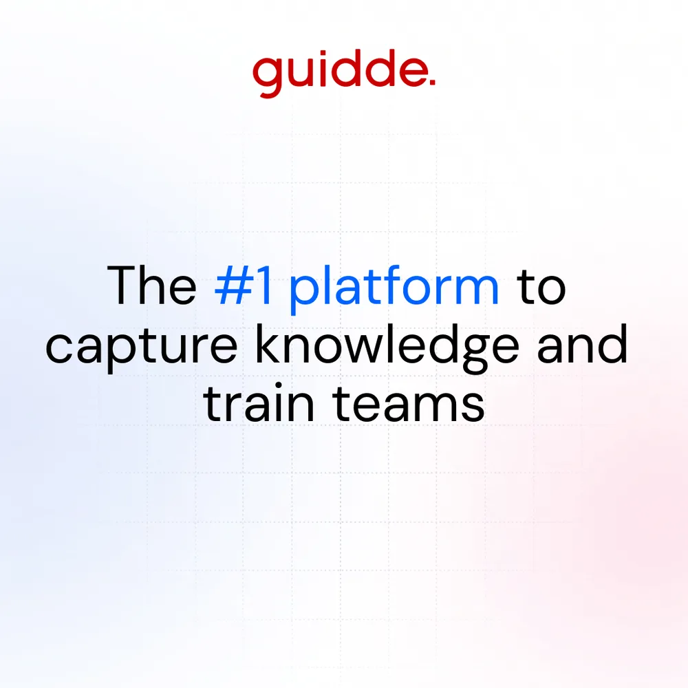 Guidde ChatGPT ad — guidde: Create Guides 11x Faster in Gaming & eSports