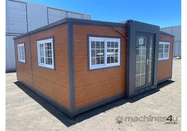 Machines4U ChatGPT ad — Brown Expandable Container House with Ensuite in Real Estate