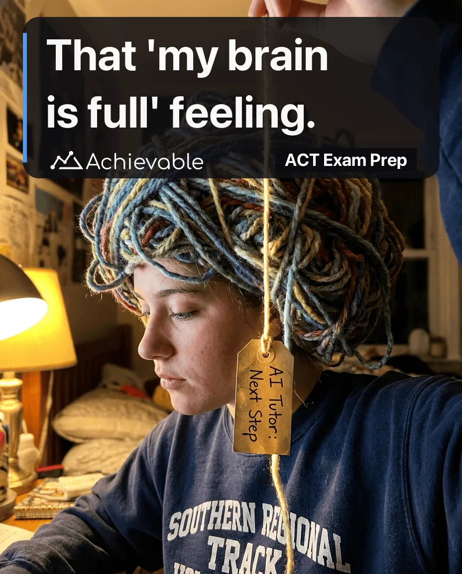 Achievable, Inc. ChatGPT ad — Modern ACT prep; boost your score | Achievable