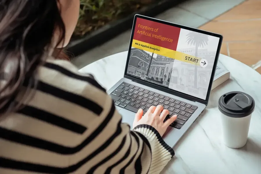 University of Southern California ChatGPT ad — Online Master of Science in Applied Analytics