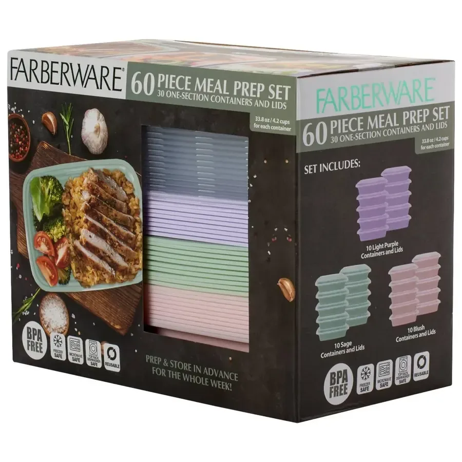 Store ChatGPT ad — 60pc Translucent Meal Prep Set in Meal Kits & Grocery Delivery
