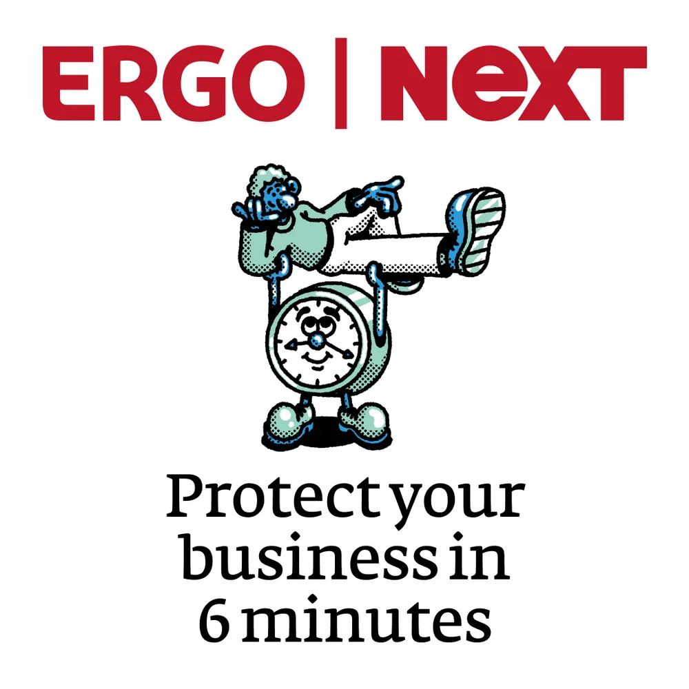 ERGO NEXT Insurance ChatGPT ad — General Liability Scope