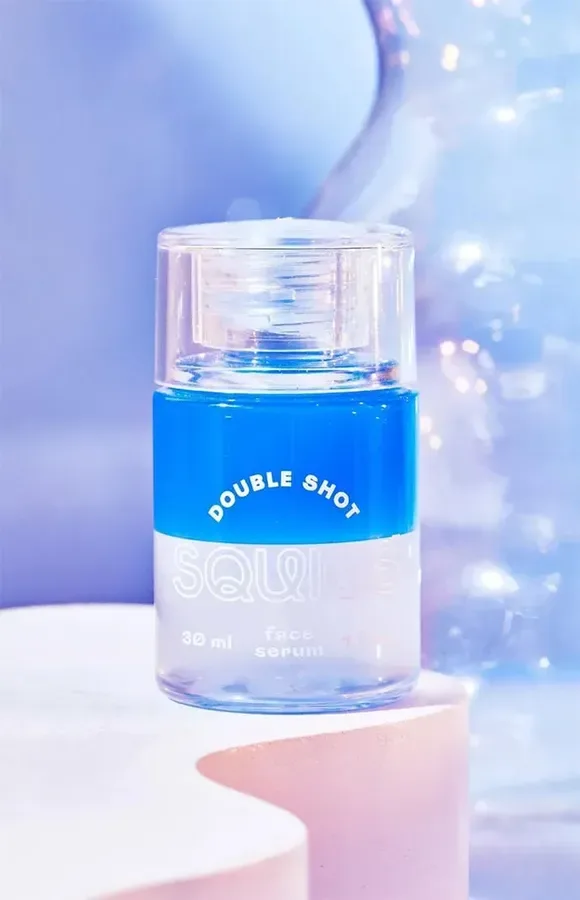 Pacsun ChatGPT ad — SQUIGS Double Shot Face Serum in AI Image & Video Generation