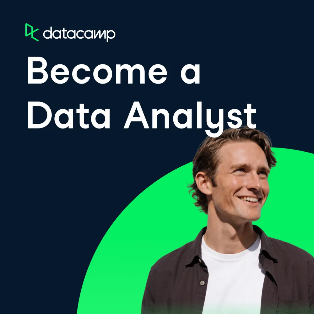 DataCamp ChatGPT ad — Analyze Data Using AI