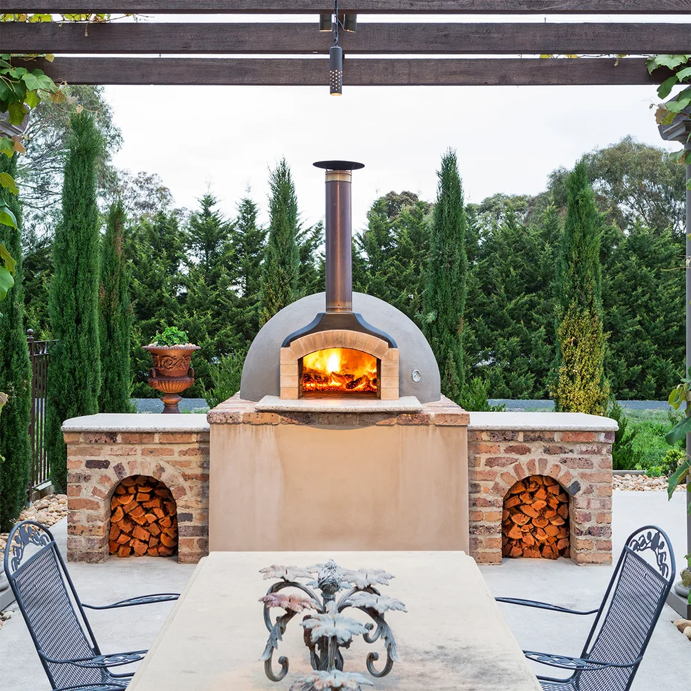 The Fire Brick Company ChatGPT ad — Premium Wood Fired Pizza Oven Kits