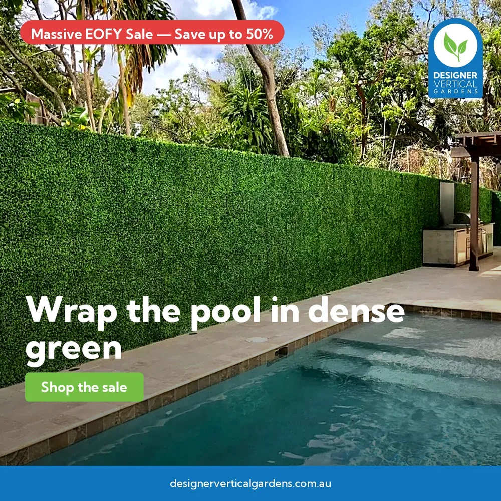 Designer Vertical Gardens ChatGPT ad — EOFY Sale — Up to 50% Off in Real Estate