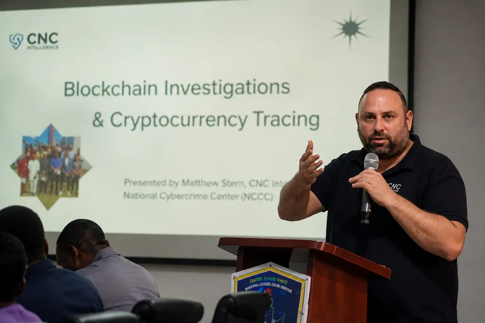 CNC Intelligence Inc. ChatGPT ad — Expert Blockchain Investigations for Crypto
