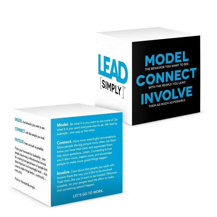 Successories ChatGPT ad — LEAD Simply Notecube