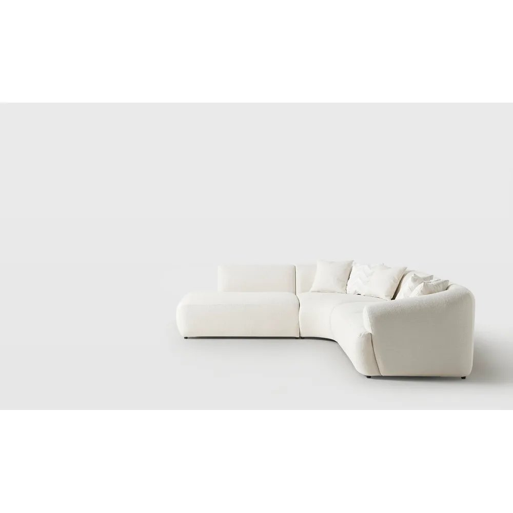 Wayfair ChatGPT ad — Larissa Sectional WhiteLine Modern Living in Real Estate