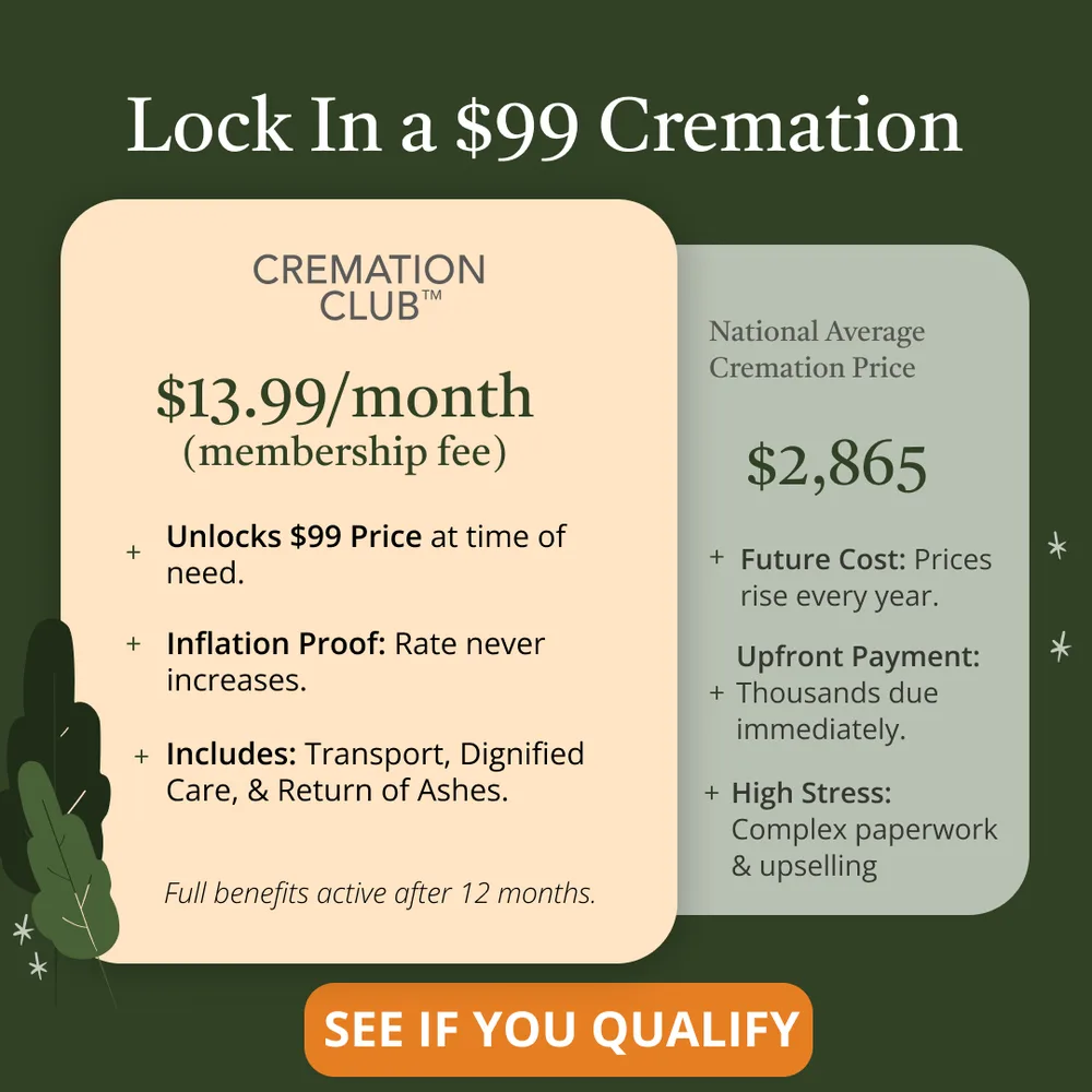 Cremation Club ChatGPT ad — Lock In an Affordable Cremation Plan