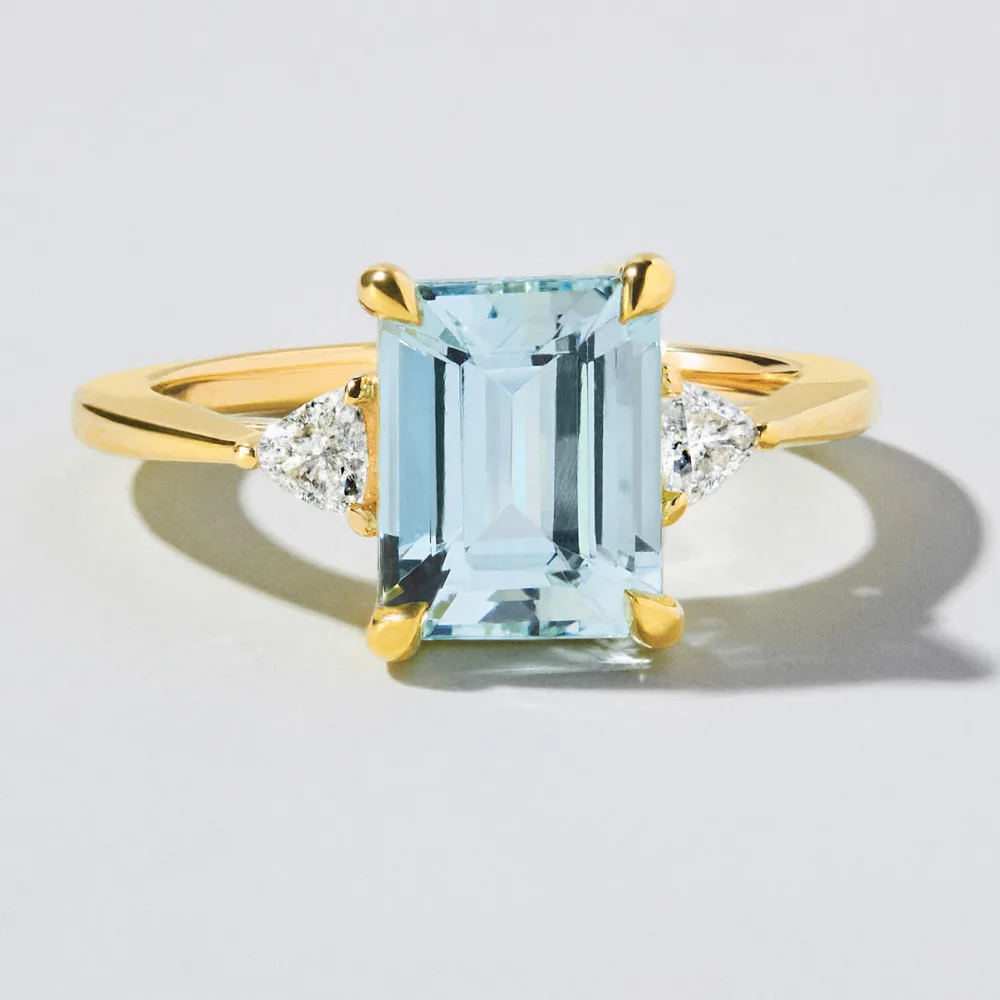 Brilliant Earth ChatGPT ad — Aquamarine Bridal Set in Wedding Planning & Services