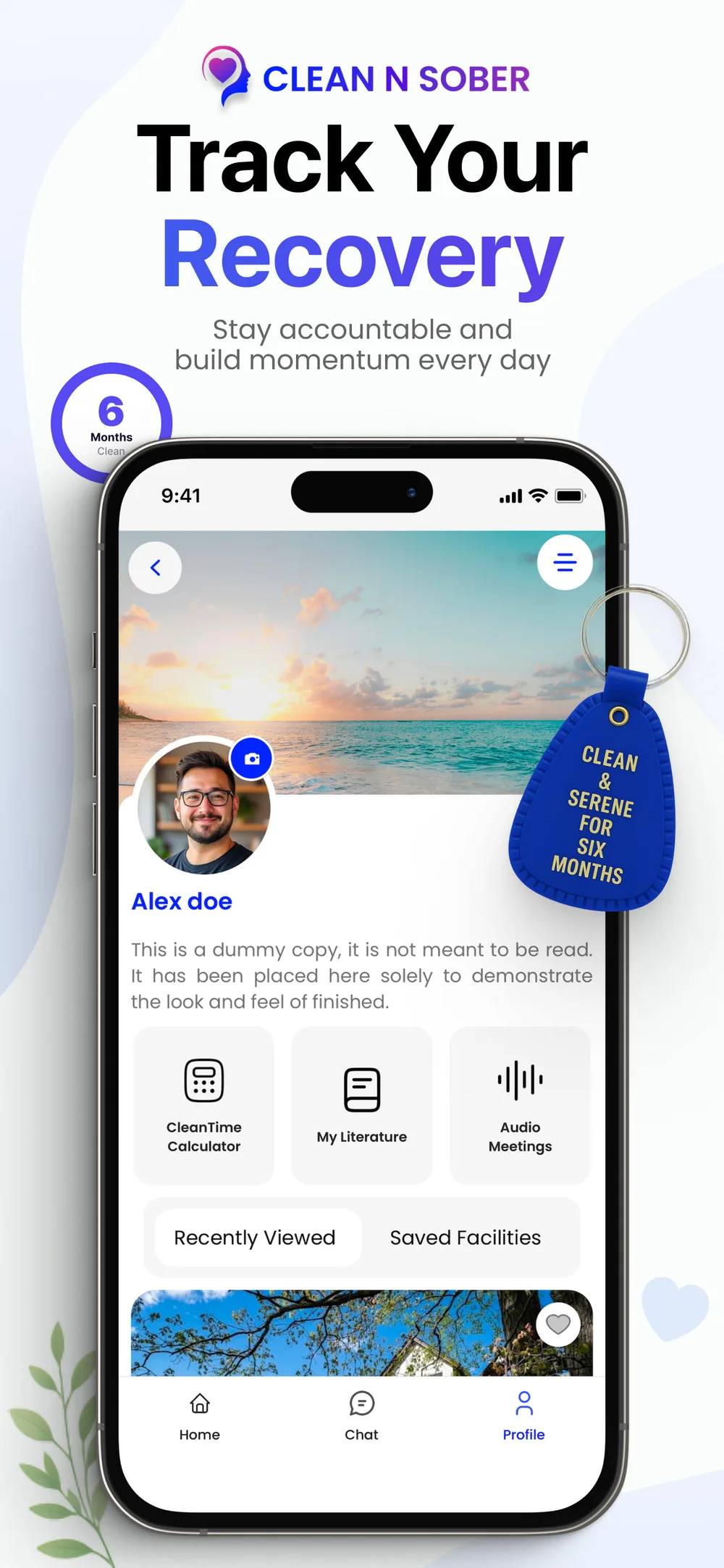 Recovery Lifestyle Inc. ChatGPT ad — Free Recovery App & Clean Time Tracker in Healthcare & HealthTech