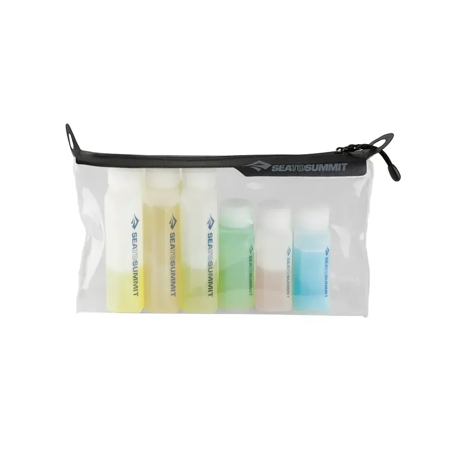 Sea to Summit ChatGPT ad — TPU Clear Zip Pouch with Bottles - One Size