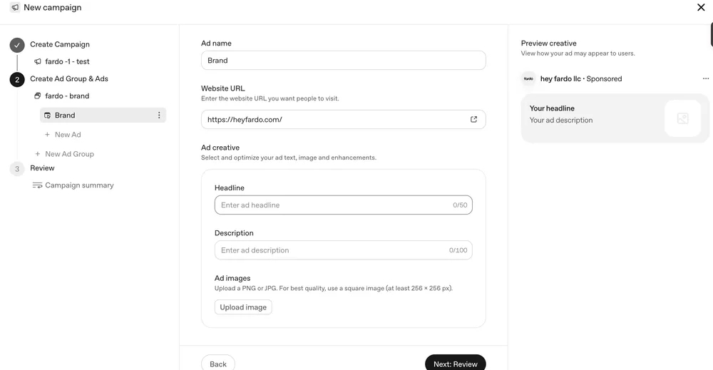 hey fardo llc ChatGPT ad — Is your brand invisible to AI? in Email Marketing & CRM