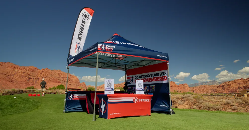 Strike Visuals ChatGPT ad — Branded Event Displays in E-commerce & Retail