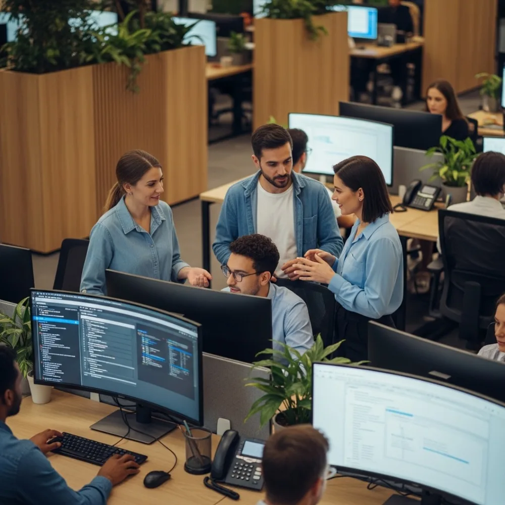Blue Coding LLC ChatGPT ad — Hire Top LATAM Developers in Business Consulting