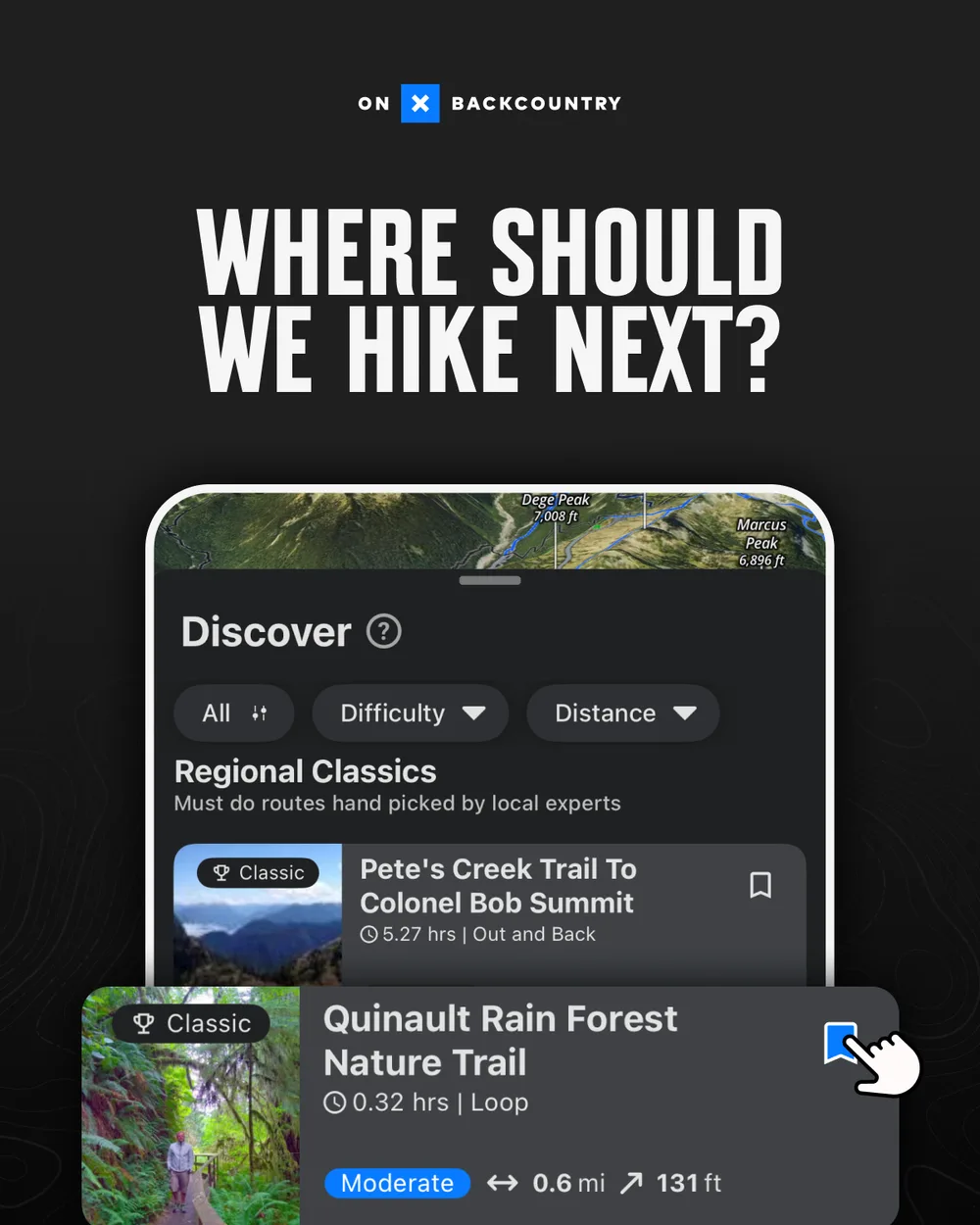 OnX Backcountry ChatGPT ad — Build Your Route, Then Hit the Trail in Pet Care