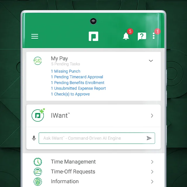Paycom ChatGPT ad — Automate your payroll process