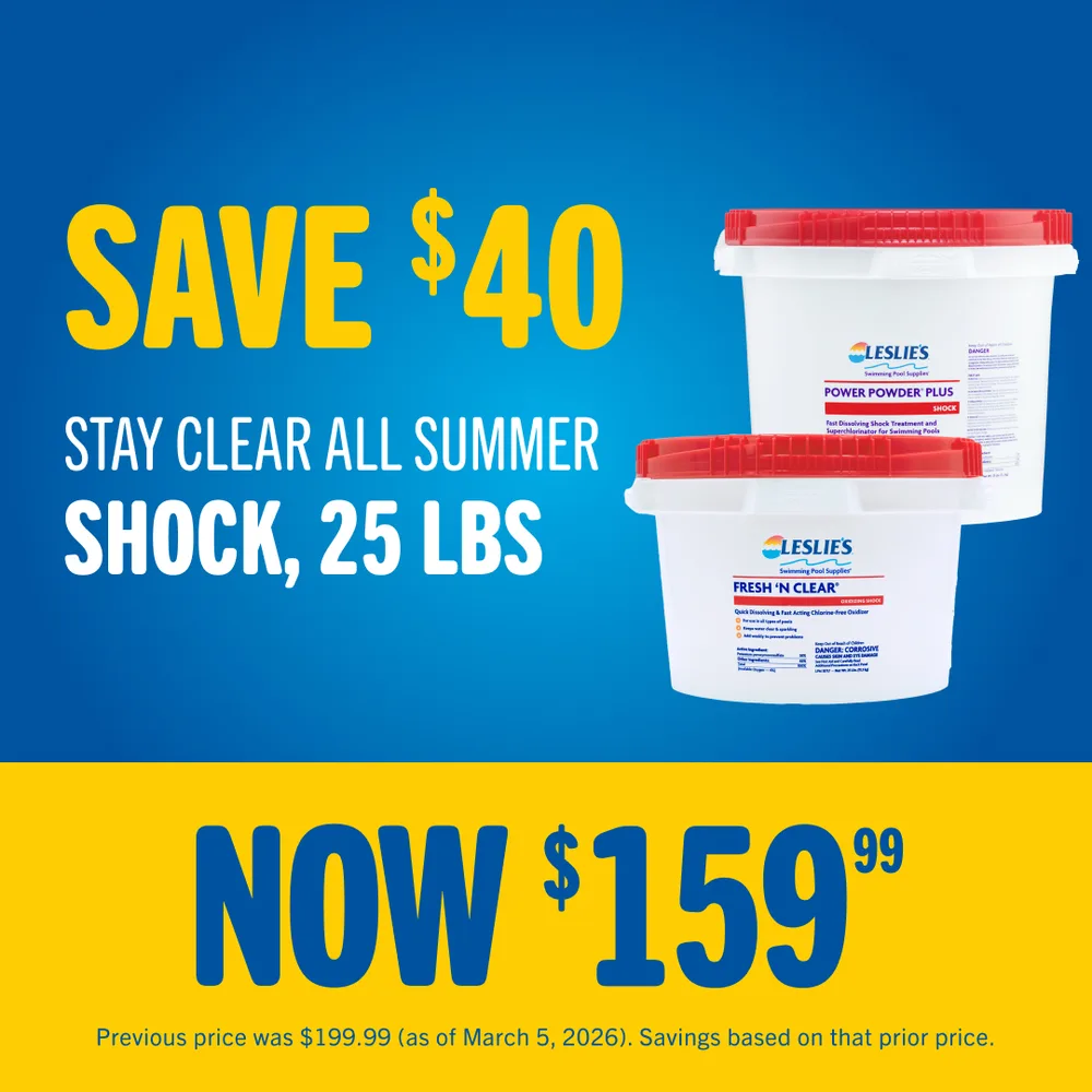 Leslie's ChatGPT ad — Pool Shock for Fast Water Cleanup