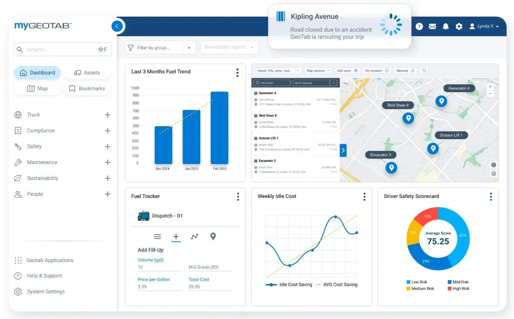 Fleet Hoster LLC ChatGPT ad — Geotab: #1 Telematics 5 Years Running